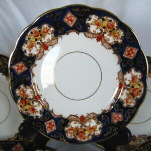 4 Royal Albert Derby Heirloom Salad / Dessert Plates 7.25" Bone China England